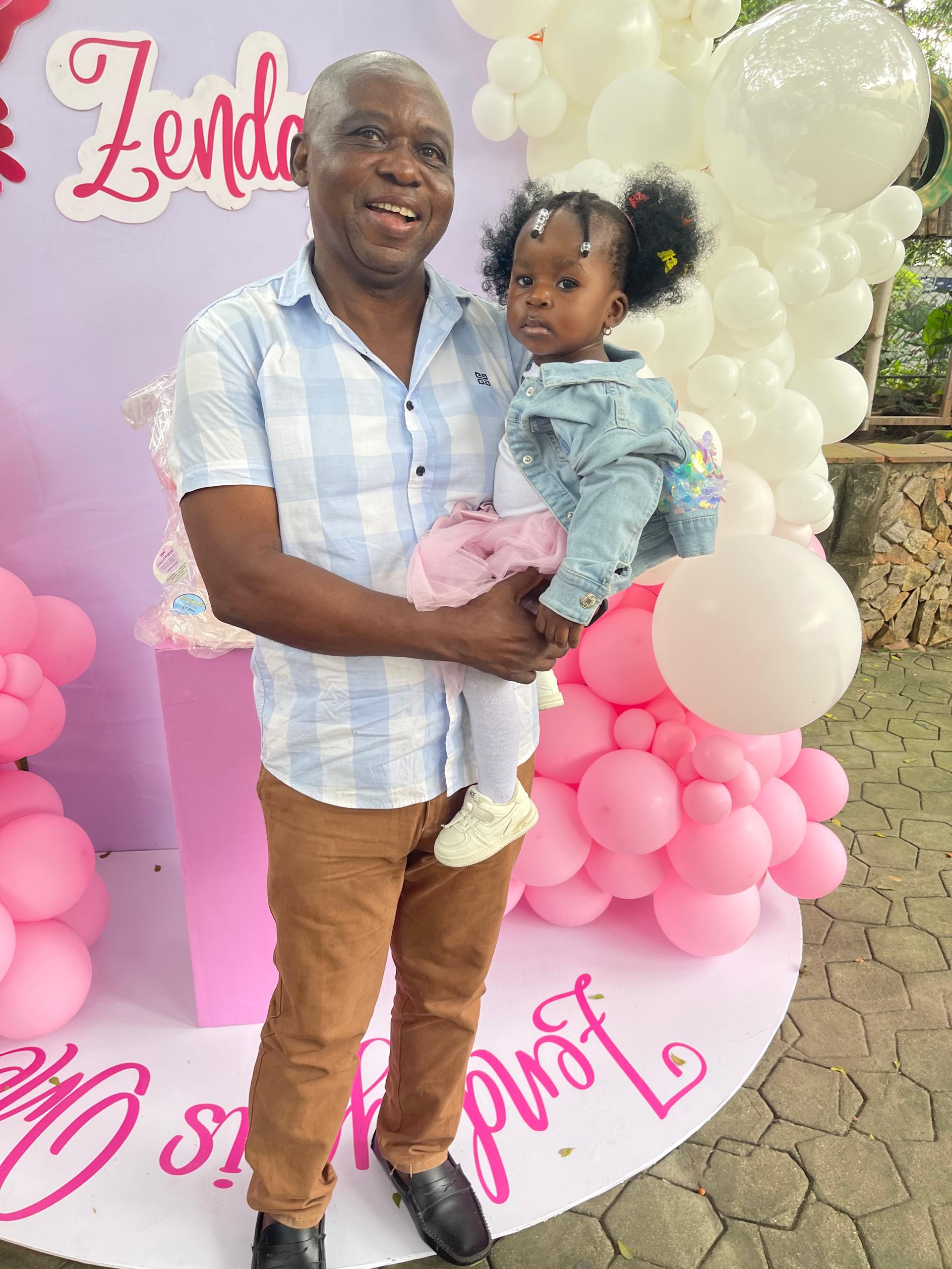 Dad at Grand Daughter's birthday